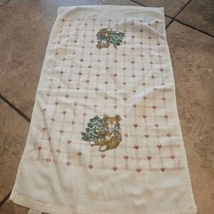 Teddy Bear Christmas Tree Tea Towel 23.5" x 14"